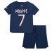 Cheap Paris Saint-Germain Kylian Mbappe #7 Home Football Kit Children 2023-24 Short Sleeve (+ pants)
